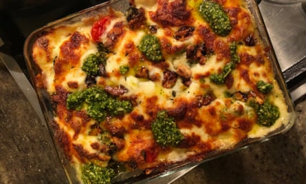 Cheesy baked chicken