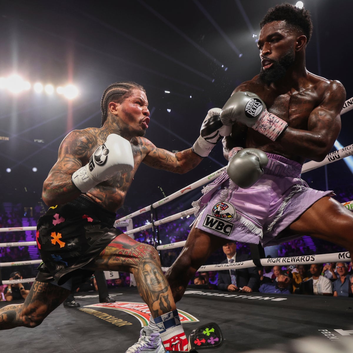 Gervonta Davis ends 421-day layoff with eight-round destruction of Frank Martin | Gervonta Davis | The Guardian