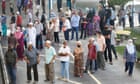 Malaysia elections: record turnout brings polling station queues