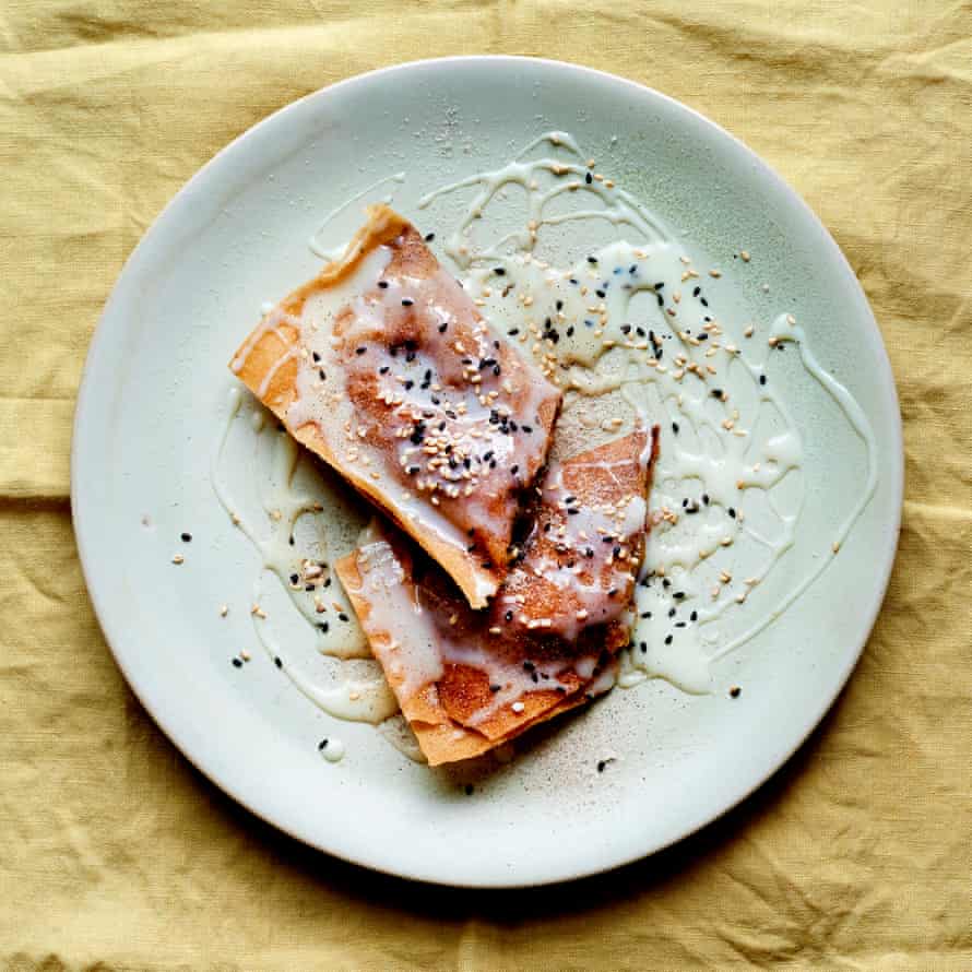 Lara Lee’s banana and coconut sugar lumpia