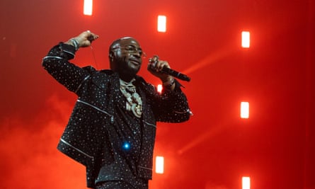 Davido at the O2 Arena, London.