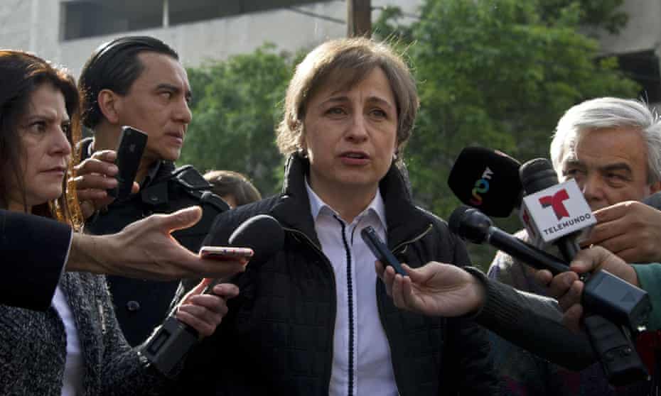 Mexican journalist Carmen Aristegui was fired Sunday after her employer MVS Radio denounced her involvement in Mexicoleaks without its permission.