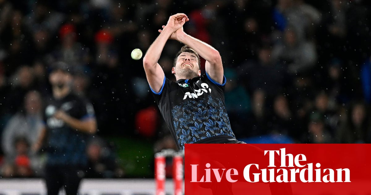 New Zealand v England – first men’s T20 international abandoned due to rain