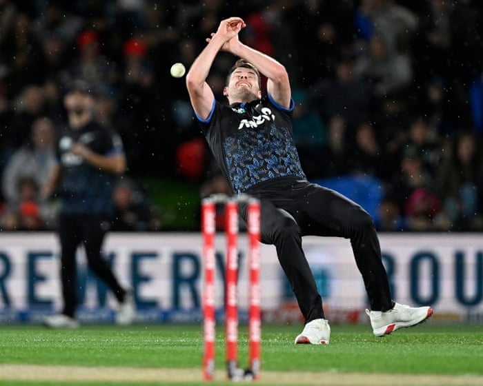 New Zealand v England: first men’s T20 cricket international hit by rain – as it happened