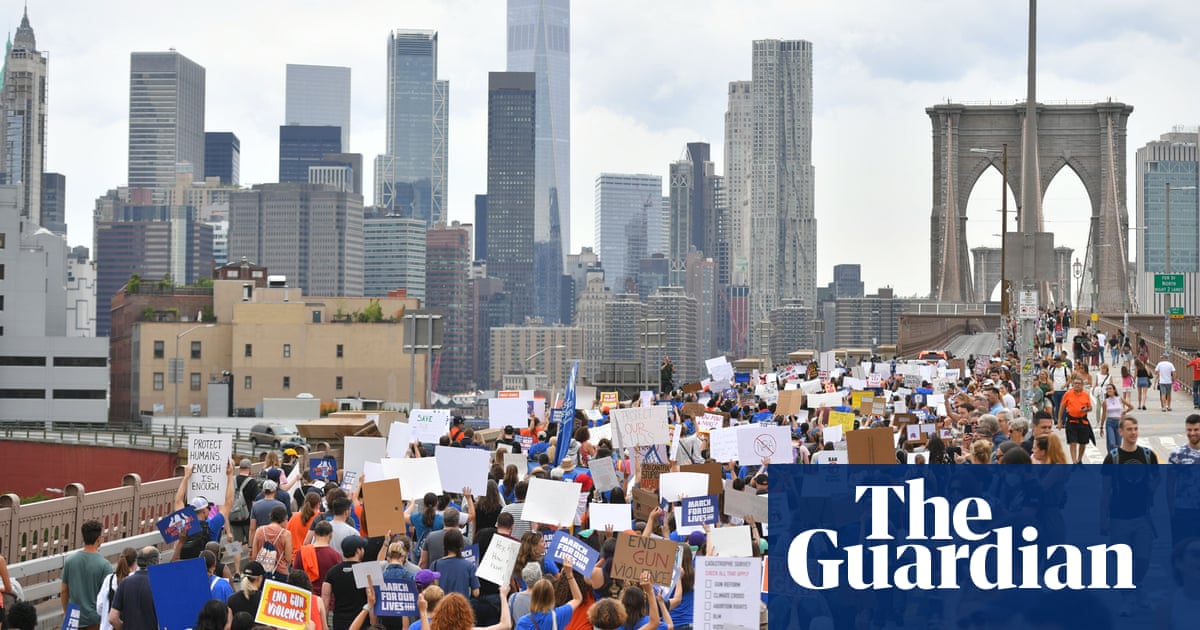 ‘We are destroying our future’: New Yorkers join gun reform protests
