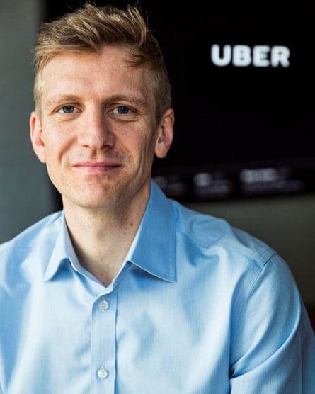 Tom Elvidge, Uber London’s 34-year-old general manager and Goldman Sachs alumnus.
