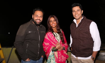 Balwinder Singh Janjua, Ileana D’Cruz and Randeep Hooda