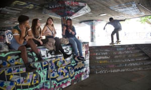Hanging out at the undercroft.