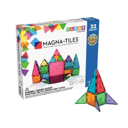 Magna-Tiles, 32-piece set.