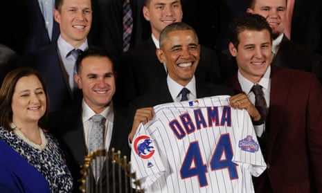 Sports has changed attitudes': Obama welcomes Chicago Cubs to