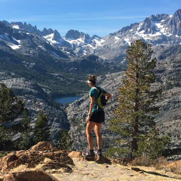 Monica Prelle regularly runs a section of the Pacific Crest Trail.
