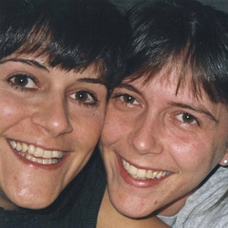 Carmen (right) with her sister