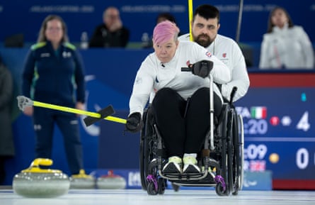 Jo Butterfield and Jason Kean compete against Italy