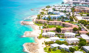 Grand Cayman in the Cayman Islands, one of the biggest contributors to global financial secrecy