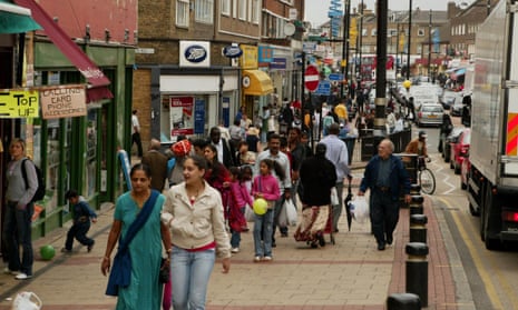 Shoppers in Green Street, Newham