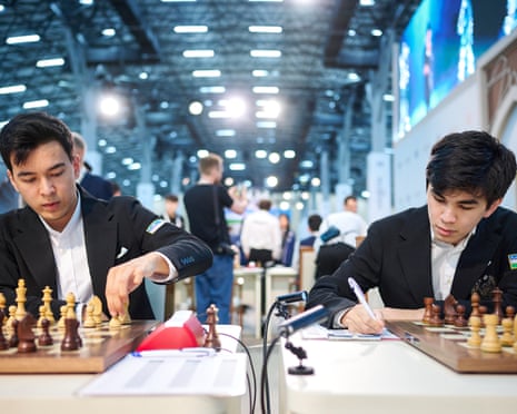 Nodirbek Abdusattorov and Javohir Sindarov