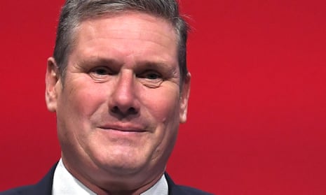 Keir Starmer at the Labour party conference, Brighton, UK, on 29 Septemeber 2021