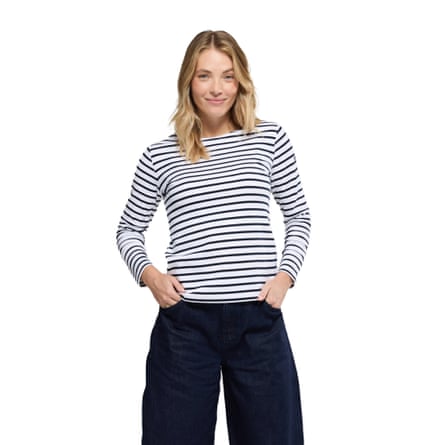 Amor Lux Breton striped shirt – thick cotton