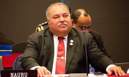 Nauru’s president, Baron Waqa
