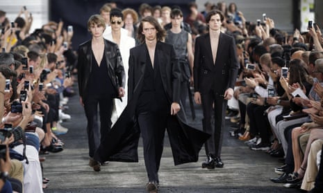 Galliano's first couture menswear show for Margiela, Men's fashion