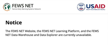 A screengrab of a notice saying reports and data were “currently unavailable”