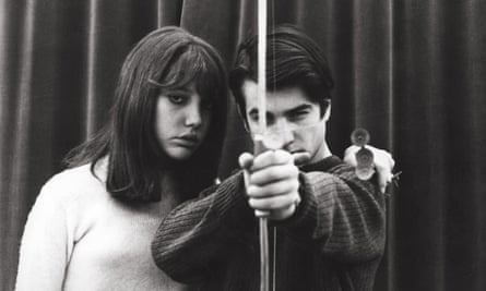 Anne Wiazemsky and Jean-Pierre Léaud in Jean-Luc Godard’s La Chinoise, 1967. Wiazemsky became Godard’s second wife in July 1967.