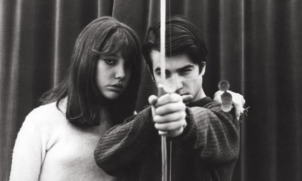 Anne Wiazemsky et Jean-Pierre Léaud dans La Chinoise de Jean-Luc Godard, 1967. Anne Wiazemsky est devenue la seconde épouse de Godard en juillet 1967.