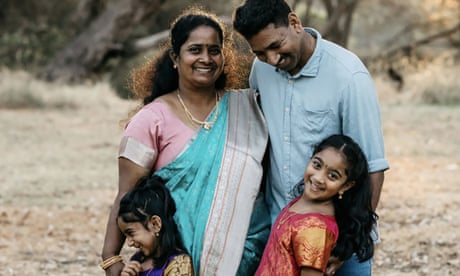 Priya and Nades Murugappan and their Australian-born daughters Kopika and Tharunicaa.