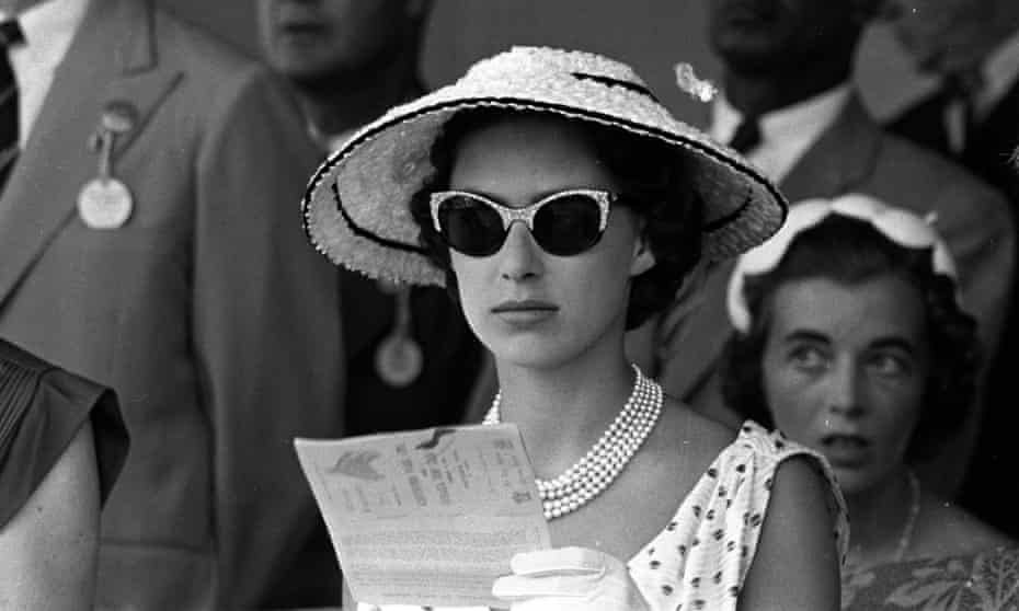 Princess Margaret at the races in Jamaica, 1955.