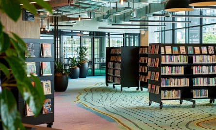 View inside the library