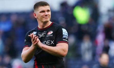 Owen Farrell in action for Saracens