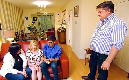 Sour grapes … Peter Marsh (right) on Come Dine With Me.