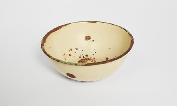 Enamel bowl from the Burbea family