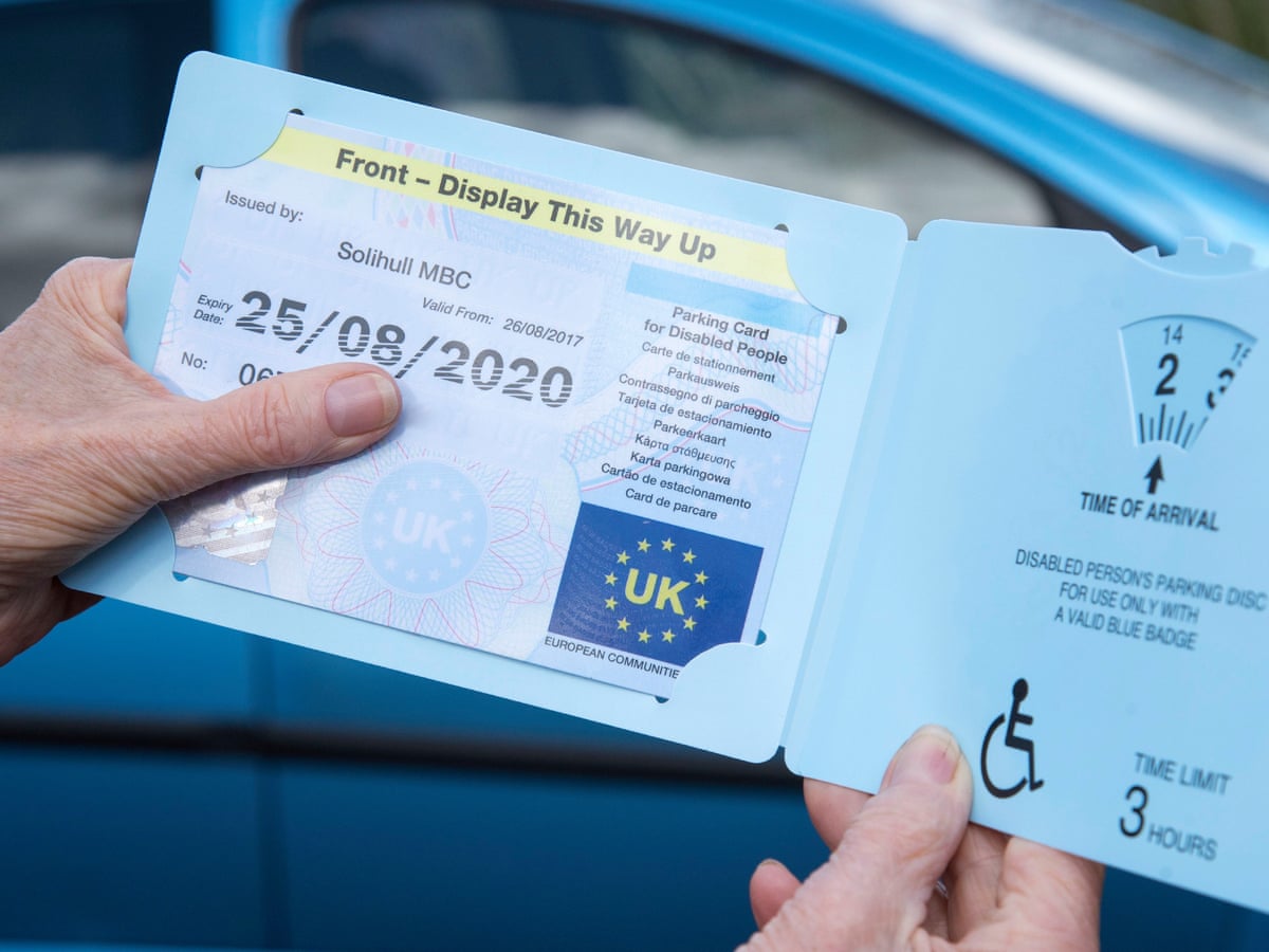 Blue Badge Scheme Now Open To People With Invisible Disabilities |  Disability | The Guardian