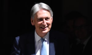 Philip Hammond leaves No.11 Downing Street today.