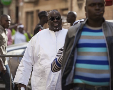 Papa Massata Diack, centre, is alleged to have spent hundreds of thousands of pounds on jewellery in the days following the 2016 and 2020 votes.