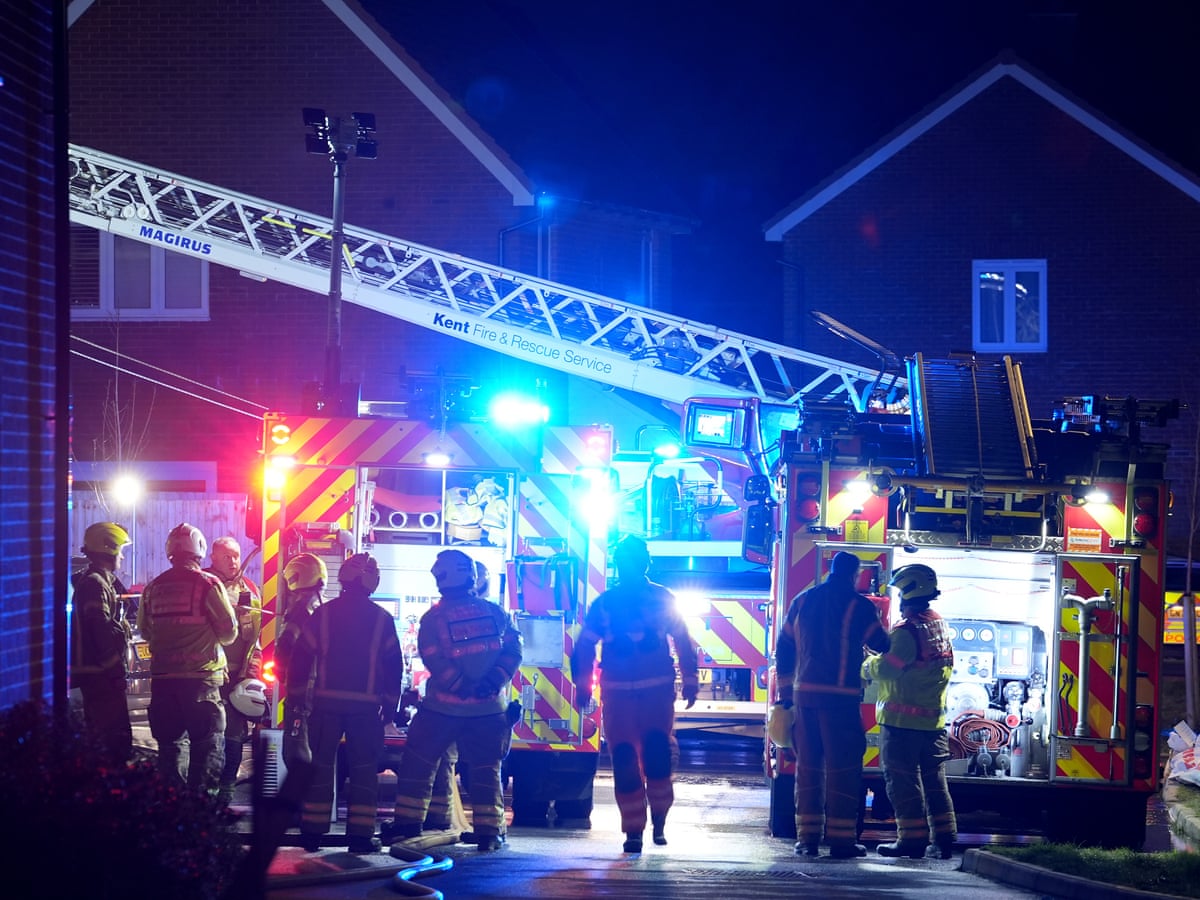 One child dead and another in hospital after house fire in Kent ...