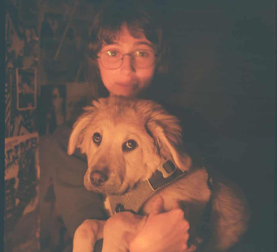 Pup idol ... Clairo and Joanie.