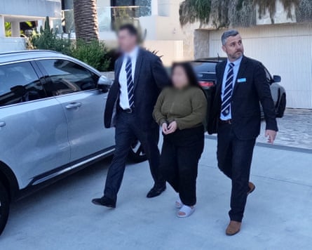 The other woman arrested on Wednesday.