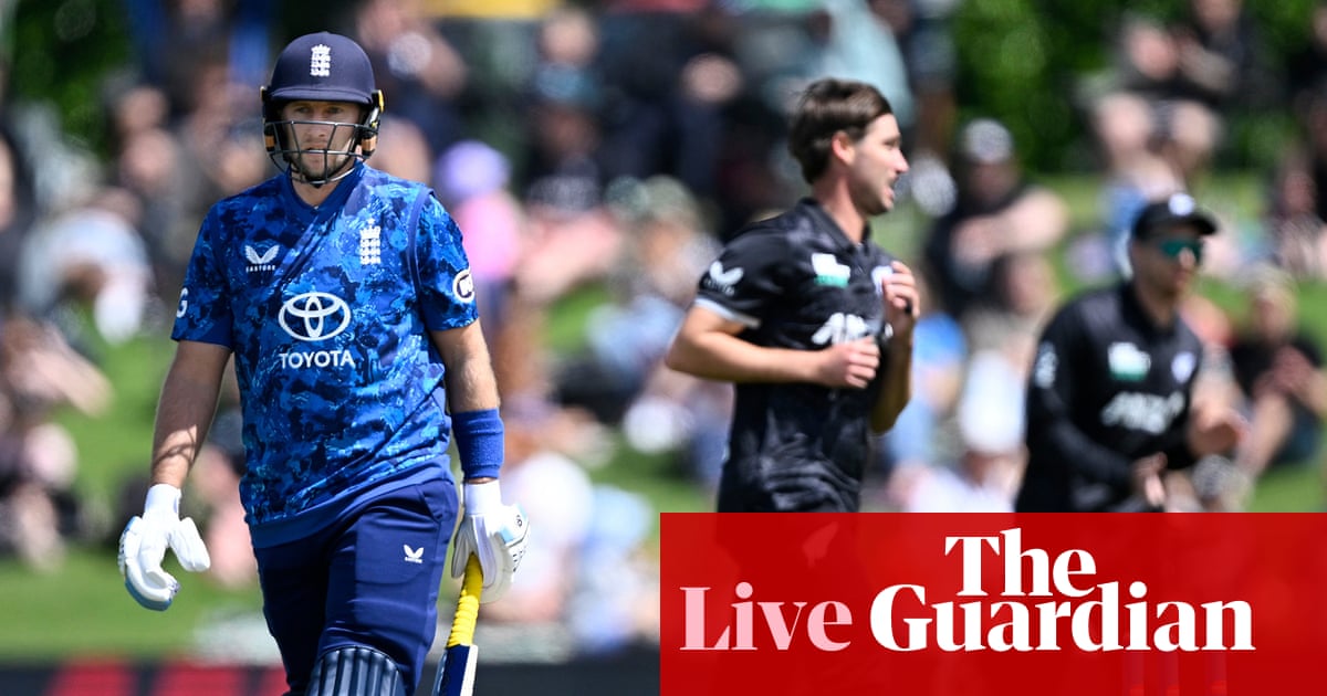 New Zealand v England: first men’s ODI – live