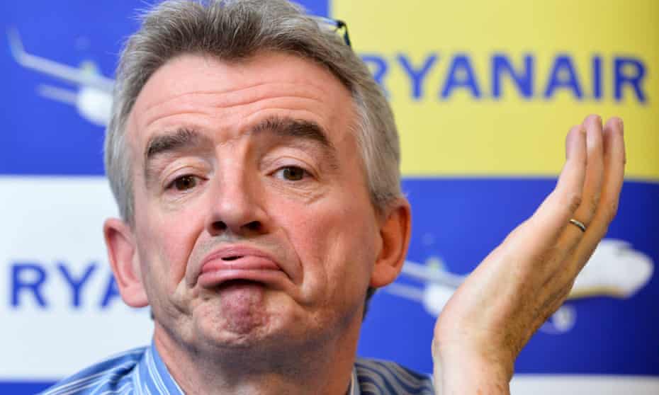 Ryanair chief Michael O’Leary. The airline has been engaged in legal action across Europe against eDreams, a global travel website.