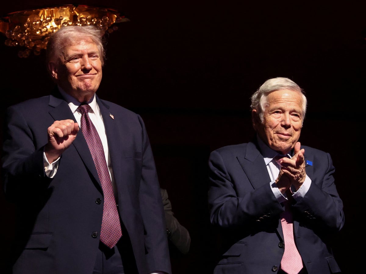 The Patriots' Robert Kraft posed as an NFL voice of reason – then fell back in line for Trump | NFL | The Guardian