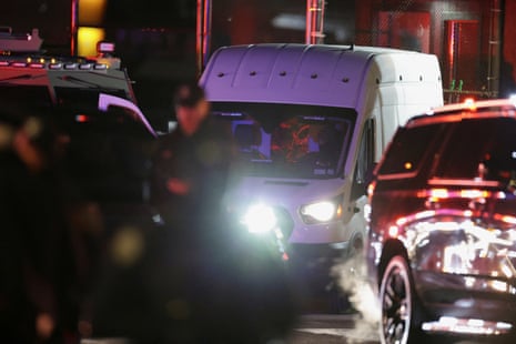 Heavy security during the operation