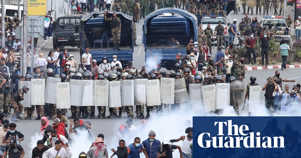 Madagascar president who took power in coup accuses protesters of trying to trigger another one