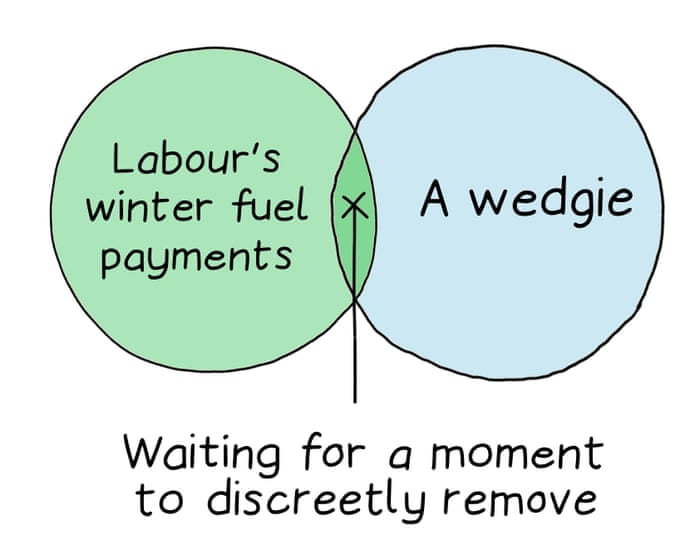 From Labour’s winter fuel payments to a wedgie: Edith Pritchett’s week in Venn diagrams – cartoon