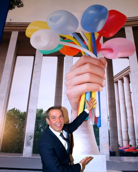 Critics Of Jeff Koons Floral Tribute To Paris Victims Raise A Stink Paris The Guardian