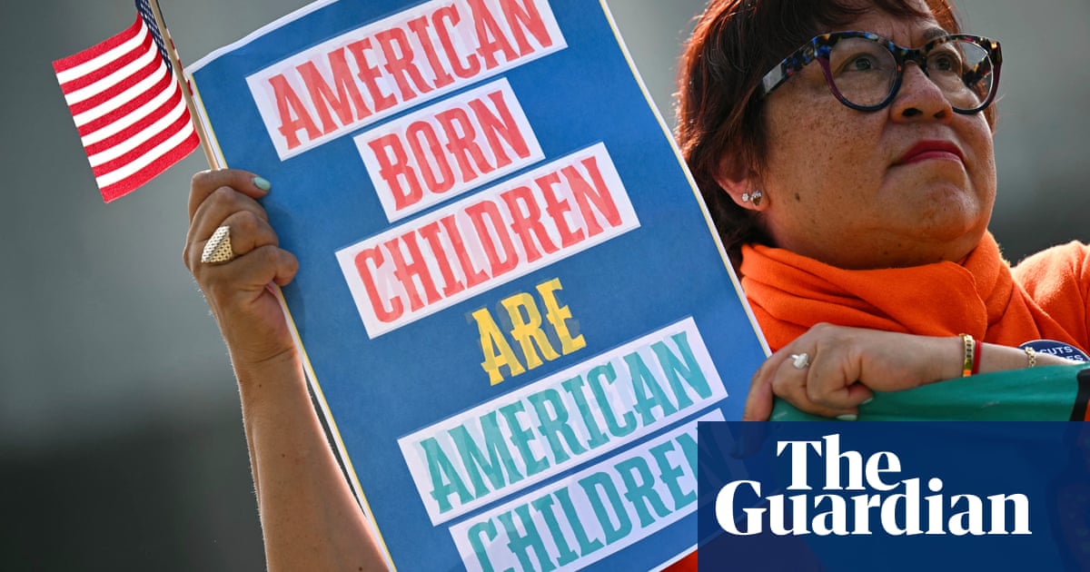 Supreme court wary of Trump's bid to restrict US birthright citizenship