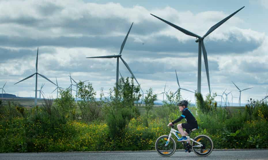 Whitelee windfarm in East Renfrewshire: ministers have cut subsidies.