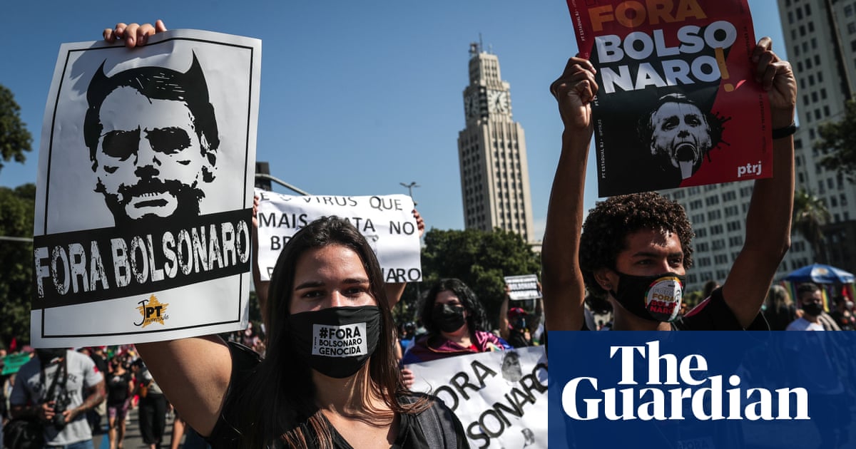 Brazilians take to streets to demand removal of Jair Bolsonaro