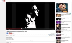 Âm thanh của sự im lặng trên Youtube